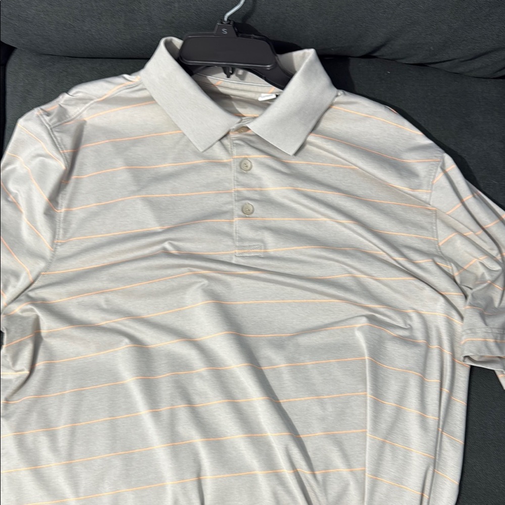 Cutter & Buck Gray Polo Shirt Classic Design